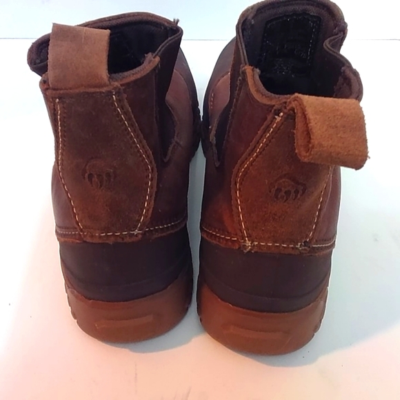 Wolverine Men's Yak Soft Toe Chelsea Work Boot Two Tone Browns Size 9M - Picture 8 of 12